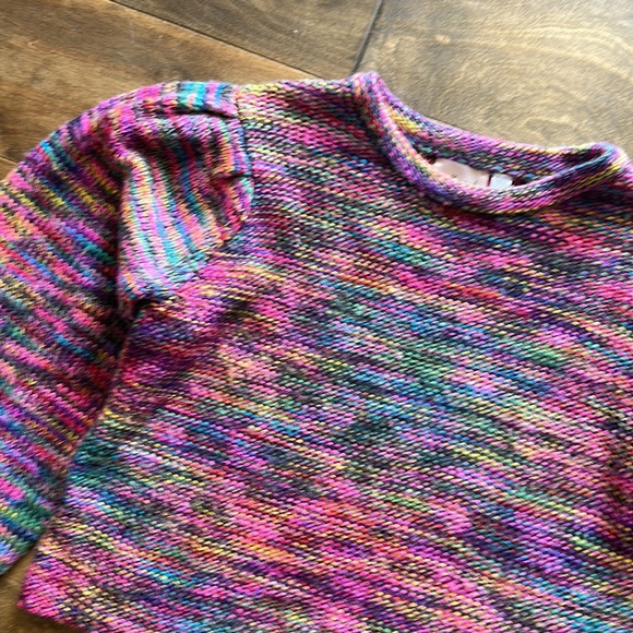 Women’s Willow and Root Multicolored Cropped Sweater - Picture 2 of 4